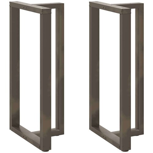  Noge barske mize T-oblike 2kosa naravno jeklo 60x35x(110-111)cm, (21828596) Cene