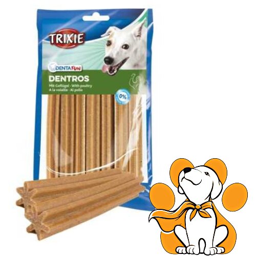Trixie dog Denta Fun Dentros With Poultry 180g, Poslastice Za Higijenu Zuba Cene