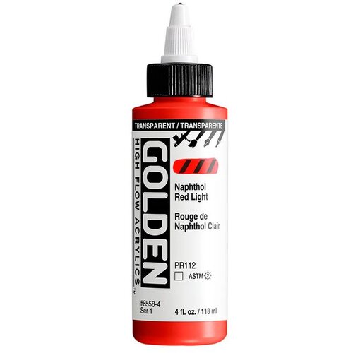 Artmie GOLDEN High Flov akrilna boja 118 ml | 8558 Transparent Naphthol Red Light Cene