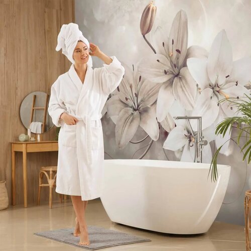  Foto tapeta - Diamond Lilies 200x140 Slike