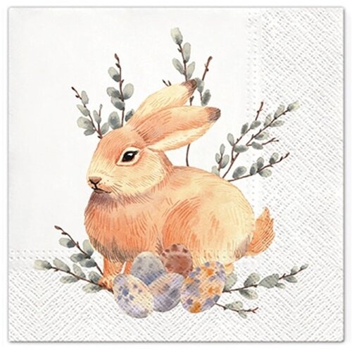 Salvete za dekupaž Watercolor Bunny - 1 kom Cijene