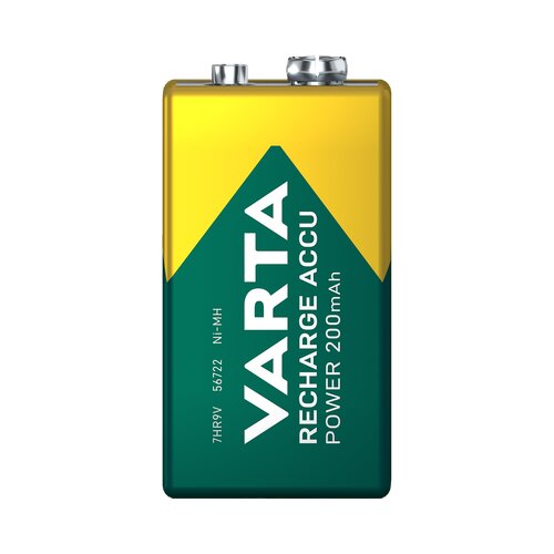 Varta POLNILNI BATER.VLOŽEK ACCU NI-MH 56722 9V /200MAH (8.4V/170MAH) Slike