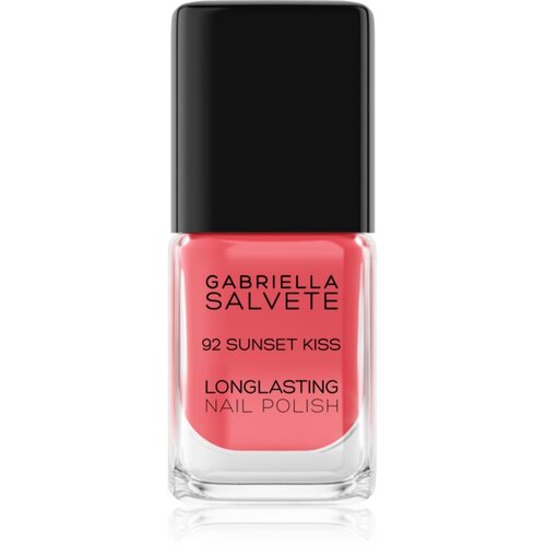 Gabriella Salvete Longlasting Enamel dolgoobstojen lak za nohte z visokim sijajem odtenek 92 Sunset Kiss 11 ml Slike