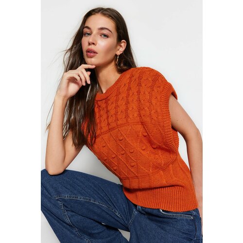 Trendyol Sweater Vest - Brown - Regular fit Slike