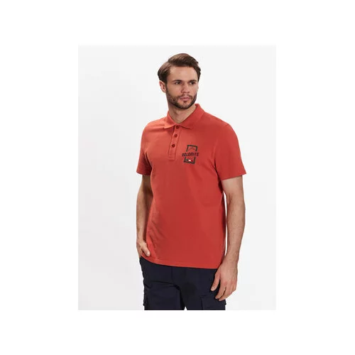 Dolomite Polo majica Dobbiaco 296158-1408 Oranžna Regular Fit