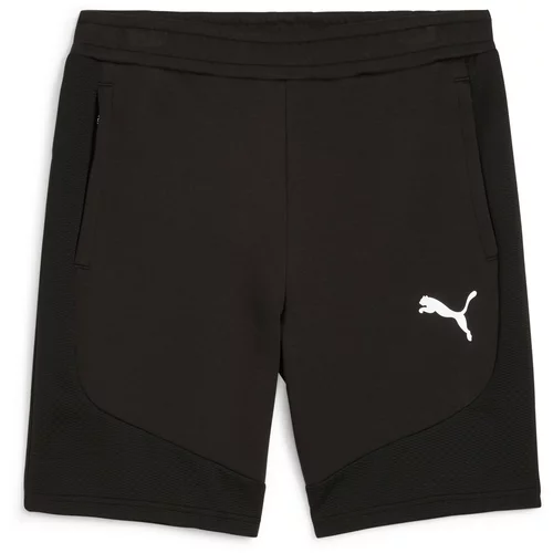 Puma Sportske hlače 'Evostripe' crna / bijela