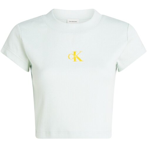 Calvin Klein Jeans MONOGRAM BABY TEE LV047AB802 Zelena Slike