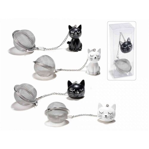 Art From Italy f55.31.28 infuzer za čaj sa držačem u obliku mace Slike