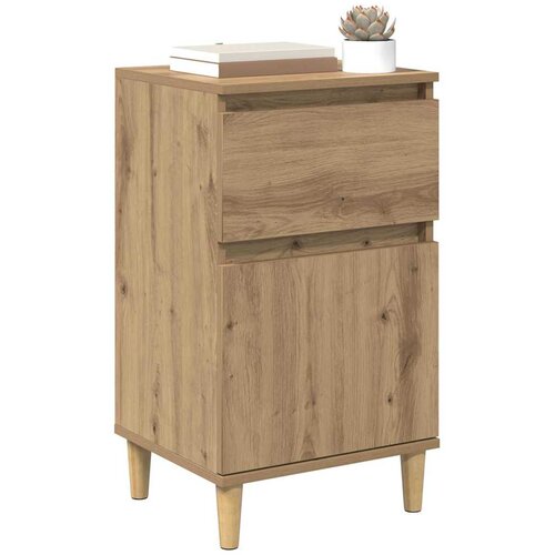  Noćni ormar s ladicama 2 pcs Umjetnički hrast 40 x 35 x 70 cm Slike
