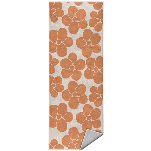 Mila Home Oranžen pralen tekač 60x230 cm Orange Meadow – Cene