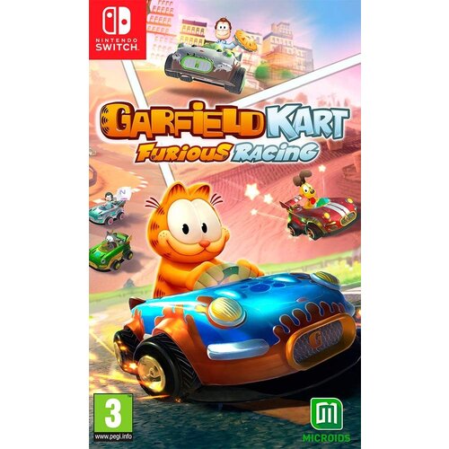  Igrica switch garfield kart - furious racing Slike