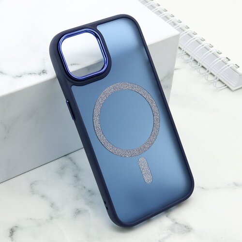  Maska shining magsafe za iphone 15/ plava Cene