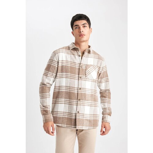 Defacto Regular Fit Checkered Long Sleeve Shirt Slike