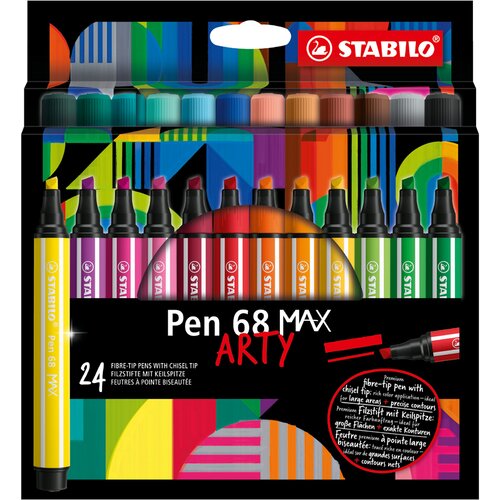 Stabilo fiber pen pero 68 MAX, etui 24 ARTY, (21655158) Slike