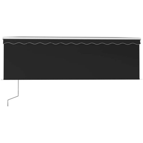 VidaXL Automatska tenda s roletom i senzorom LED 4 5 x 3 m antracit Slike
