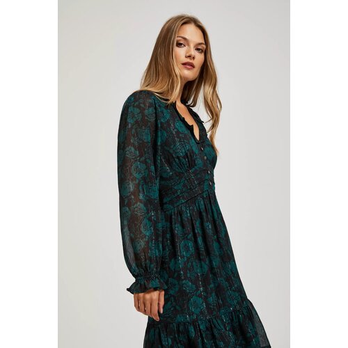 Moodo Chiffon dress with floral pattern Cene