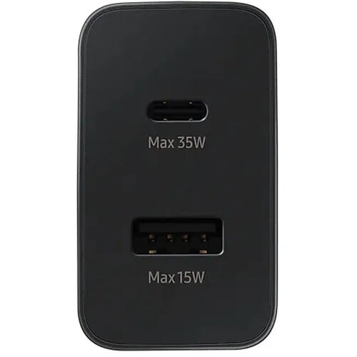  Originalni Samsung hitri polnilec EP-TA220NBEGEU 1x USB C 1x USB A 3A 35W črn Slike