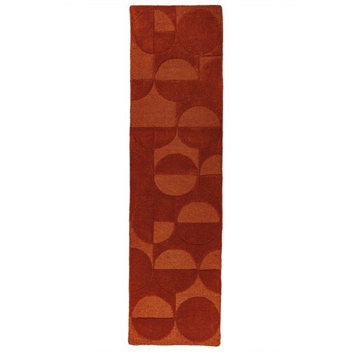 Flair Rugs Ročno tkan volnen tekač v barvi terakote 60x230 cm Gigi &amp;ndash; Slike