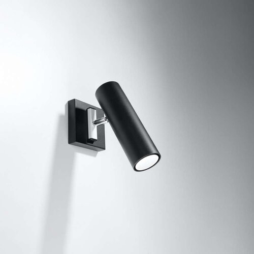  Sollux SL.0498 - Zidna spot svetiljka DIREZIONE 1xGU10/40W/230V crna Slike