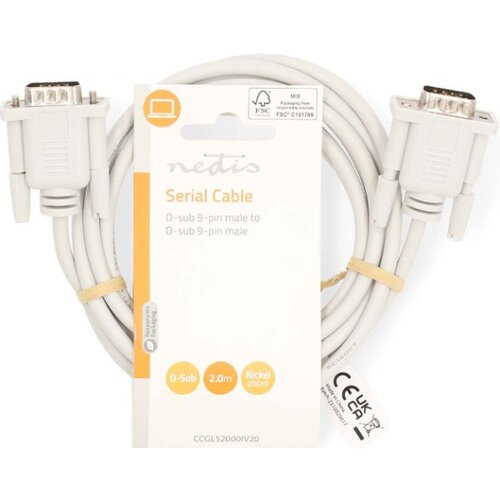 CCGL52000IV20 d-sub 9-Pin male serijski kabl za povezivanje starih štampača, skenera 2m Cene