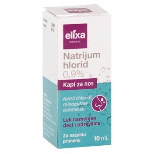 Elixa Fiziolo&scaron;ki rastvor, Kapi za nos, 10 ml Cene