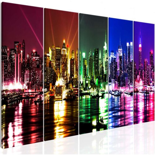  Slika - Rainbow New York (5 Parts) Narrow 225x90 Slike
