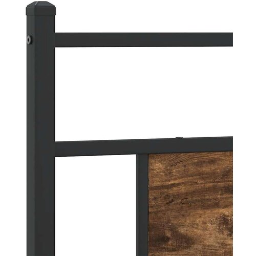 vidaXL Posteljni okvir brez vzmetnice hrast 90x190 cm inženirski les Cene