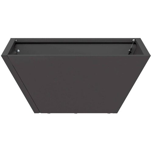  Vrtna saksija Crna 35 x 35 x 15 cm Čelična vrata Slike