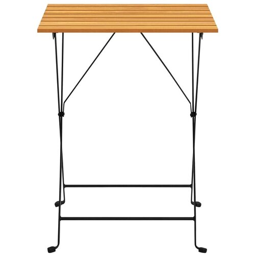 VidaXL bistro stol 55 x 54 x 71 cm od masivnog bagremovog drva Slike