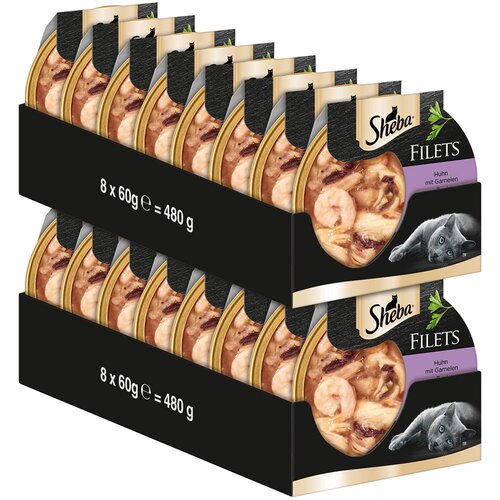 Sheba Filets 32 x 60 g - Piletina sa škampima Cijene