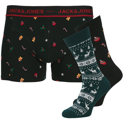 Jack &amp;amp; Jones Boksarice &amp;#039;JACMISTLETOE&amp;#039; jelka / rdeča / črna / bela Slike