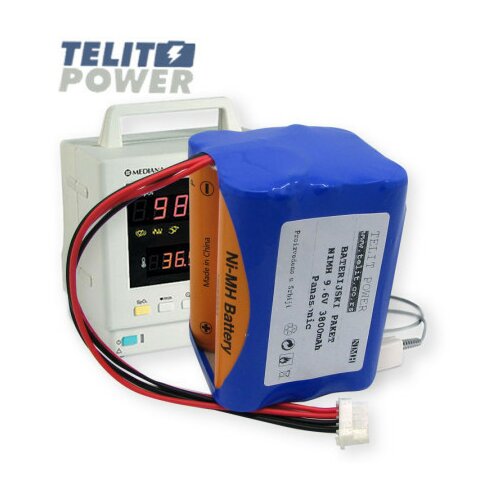 TelitPower baterija za N560 Oximax Puls mediana monitor NiMH 9.6V 3800mAh Panasonic ( P-1521 ) Slike