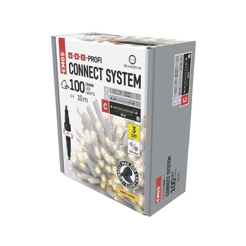 Emos LED spolja&scaron;nji niz 100xLED/10m IP44 topla bela Cene