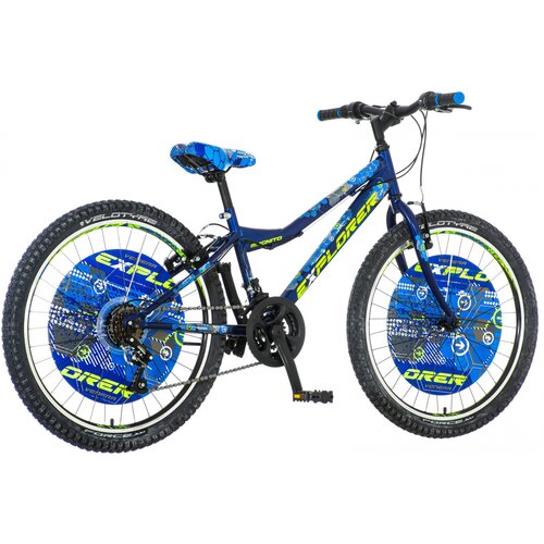 Explorer MAG246 24"/13" magnito indigo plavo zeleni 2018 EUR1 - dečiji bicikl Cene