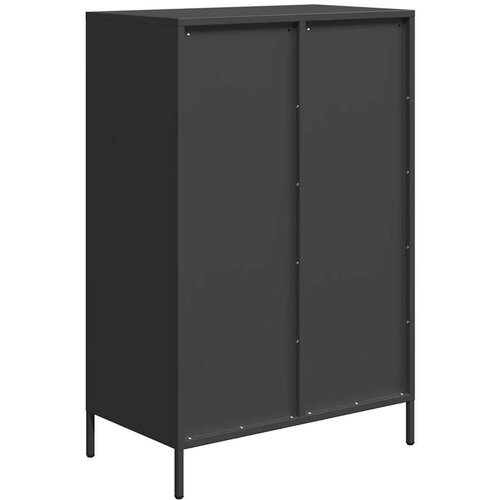 VidaXL Visoka omara črna 68x39x101,5 cm jeklo Slike