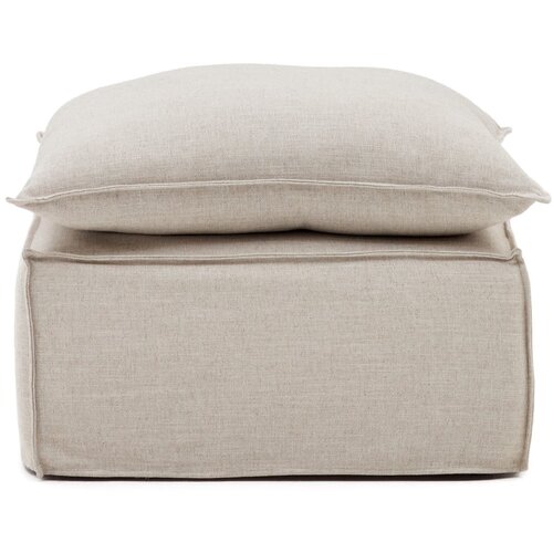 Kave Home Bež lanen tabure Anarela &amp;ndash; Slike