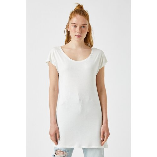 Koton Women&amp;#039;s Off-White T-Shirt Slike