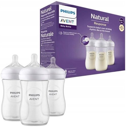 Philips AVENT Natural Response Bočica Set 260ml 3kom Slike