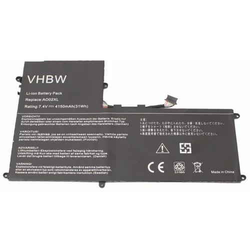 VHBW Baterija za HP Elitepad 1000 / 1000 G2, 4150 mAh