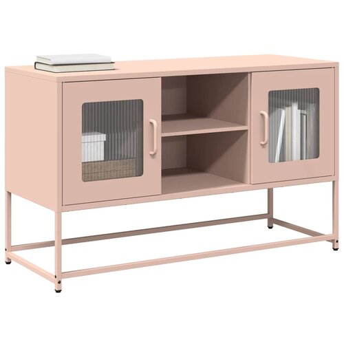 vidaXL TV omarica roza 100,5x39x60,5 cm jeklo Cene