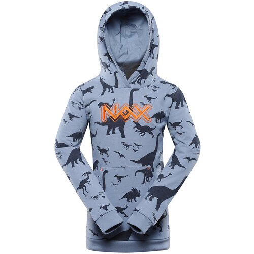 NAX Children's sweatshirt ZIARDO metal blue Cene