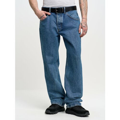 Big Star Man's Loose Trousers 190058 Medium Denim-400 Cene