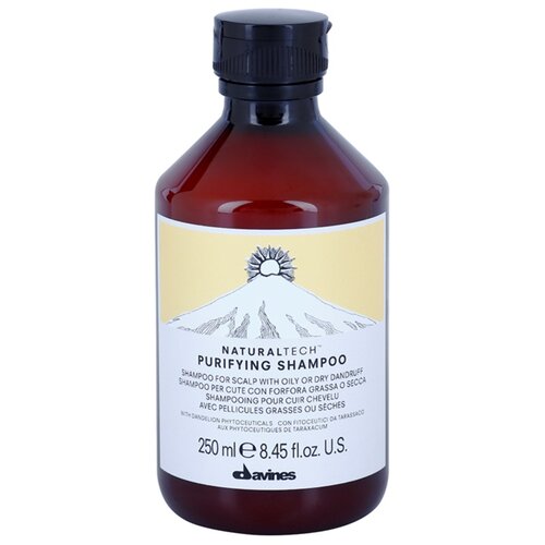 DAVINES Natural Tech Purifying Shampoo &amp;scaron;ampon za či&amp;scaron;ćenje protiv prhuti 250 ml Slike