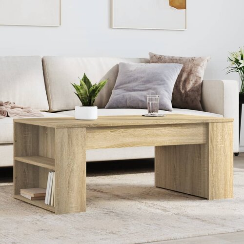 vidaXL Stolić za kavu boja hrasta 102x55x42 cm konstruirano drvo Cijene