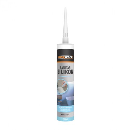 Maxwerk Silikon sanitar 280ml transparentni Slike