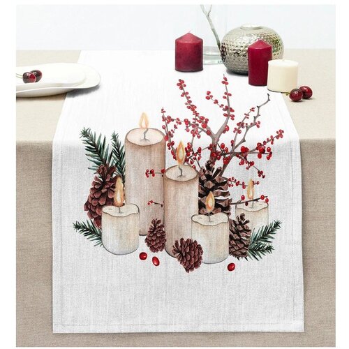 Mila Home Nadstolnjak s božićnim motivom 45x140 cm Merry Christmas &amp;ndash; Slike