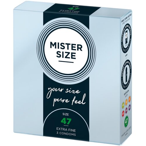 Mister Size tanki kondom - 47mm (3kom) Cene