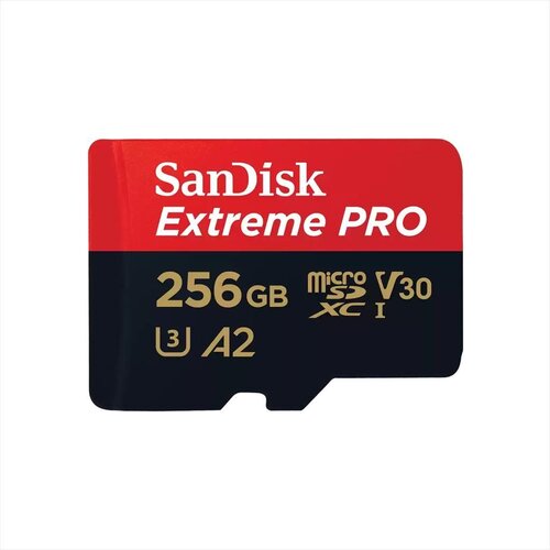 Sandisk memoriјska kartica micro-sdkc 256Gb ektreme pro v/adapter 200Mb/S V30, U3 Slike