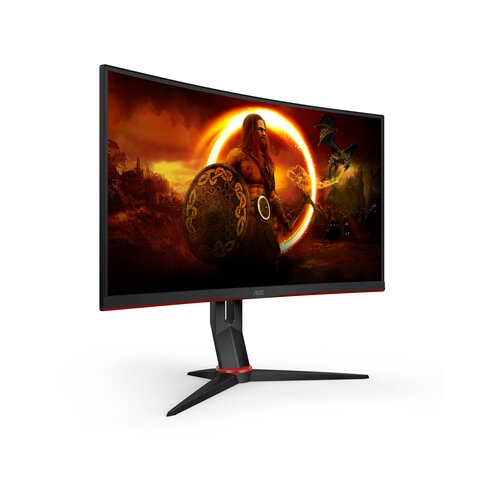 AOC C27G2ZU/BK va gejmerski zakrivljen monitor Slike
