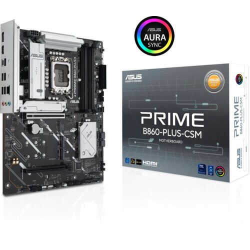 Asus PRIME B860-PLUS-CSM, DDR5, SATA3, USB3.2Gen2, DP, 2.5GbE, LGA1851 ATX Slike